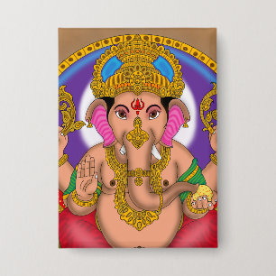 Lord Ganesha Button