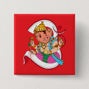 Lord Ganesha Button