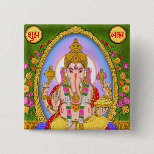 Lord Ganesha Button