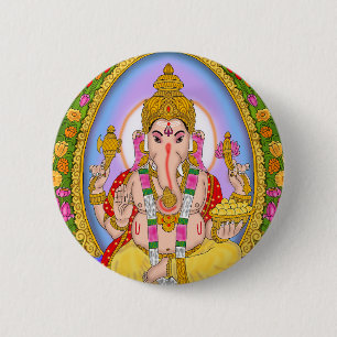 Lord Ganesha Button