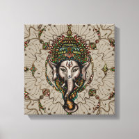 Lord Ganesha - Colour on Canvas