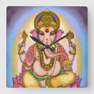 Lord Ganesha Decorative Wall Clock