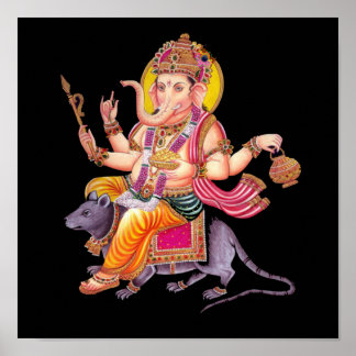 LORD GANESHA - Ganapati, Vinayaka, and Pillaiyar Poster