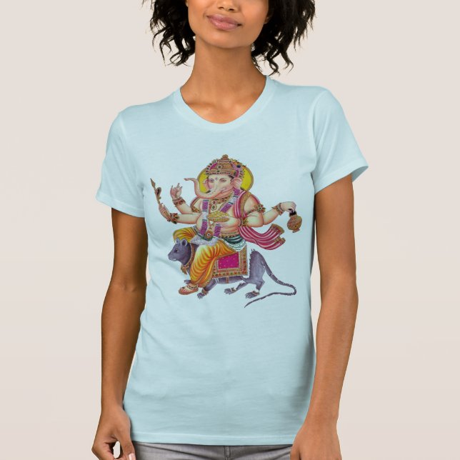 LORD GANESHA - Ganapati, Vinayaka, and Pillaiyar T-Shirt (Front)