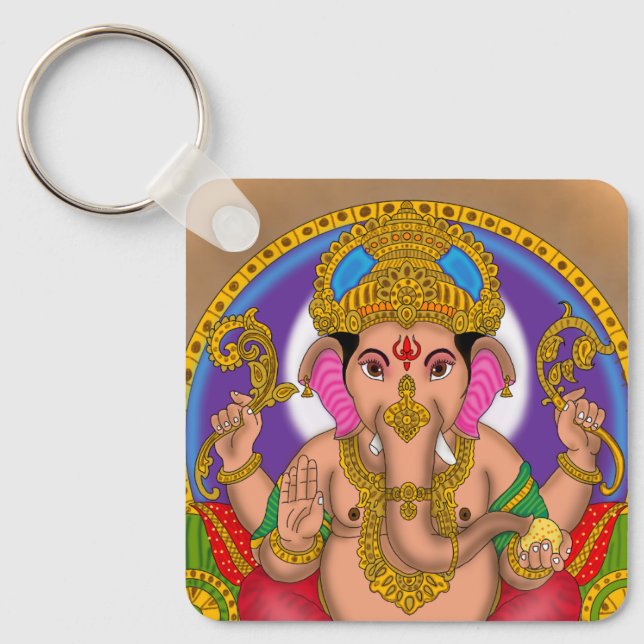 Lord Ganesha Keychain (Front)