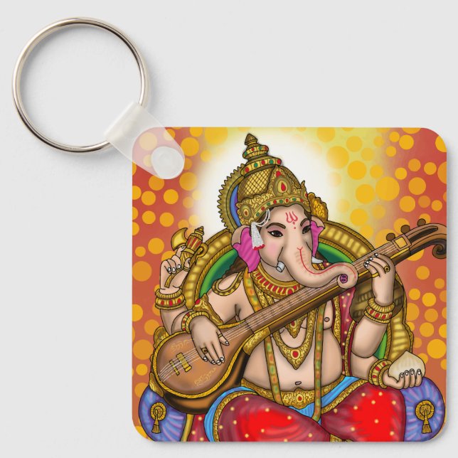 Lord Ganesha Keychain (Front)
