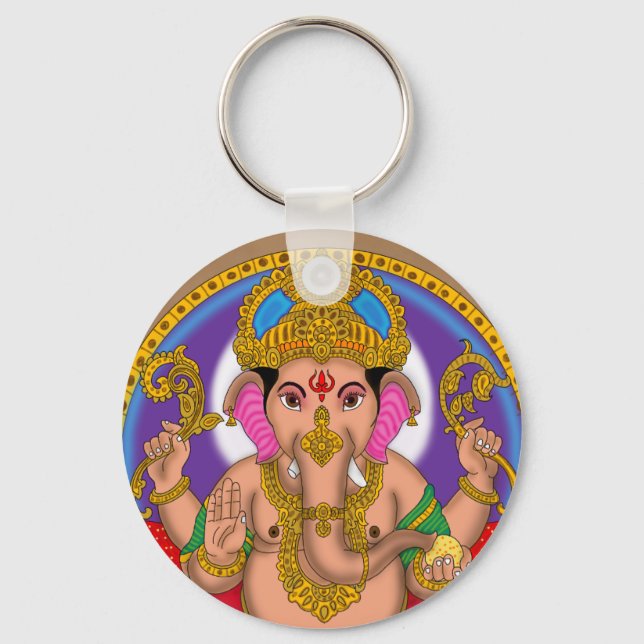 Lord Ganesha Keychain (Front)