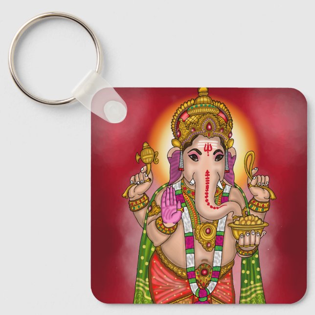 Lord Ganesha Keychain (Front)