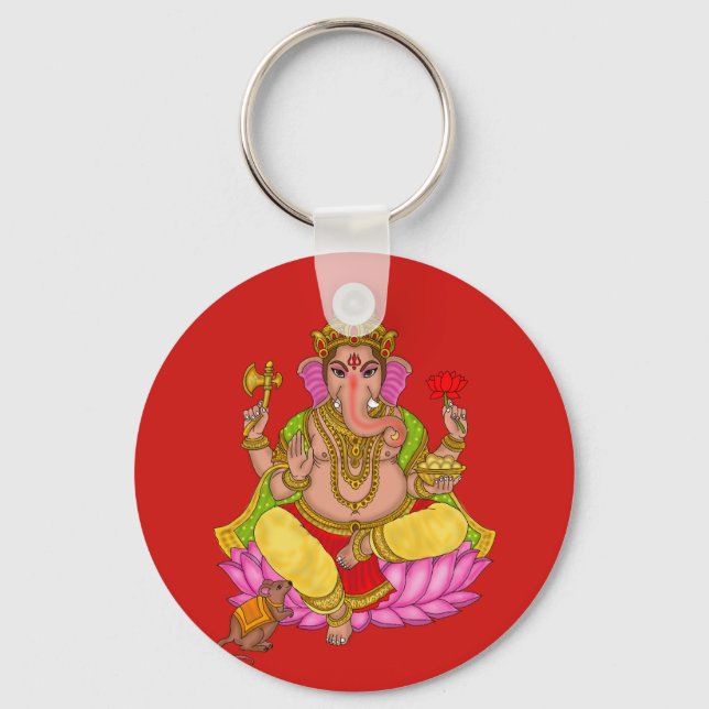 Lord Ganesha Keychain (Front)