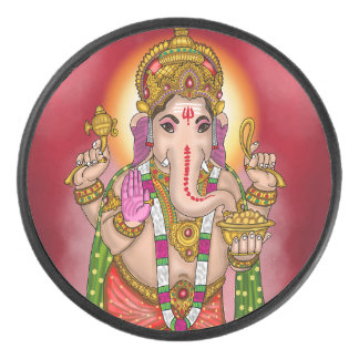 Lord Ganesha Mouse Pad Hockey Puck