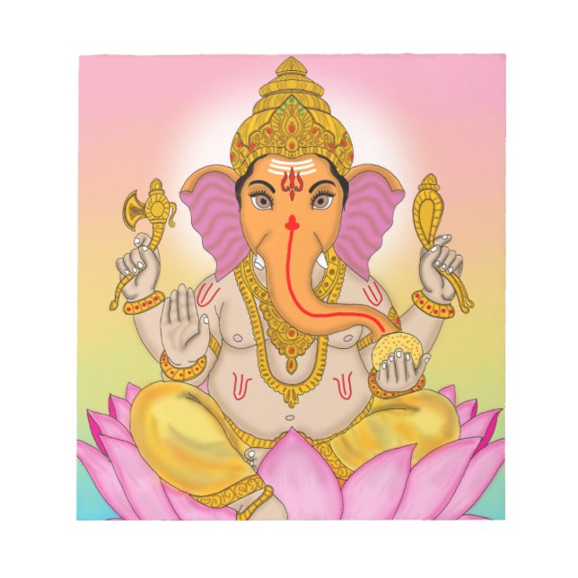 Lord Ganesha Notepad (Front)
