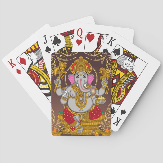 Lord Ganesha Playing Cards (Back)