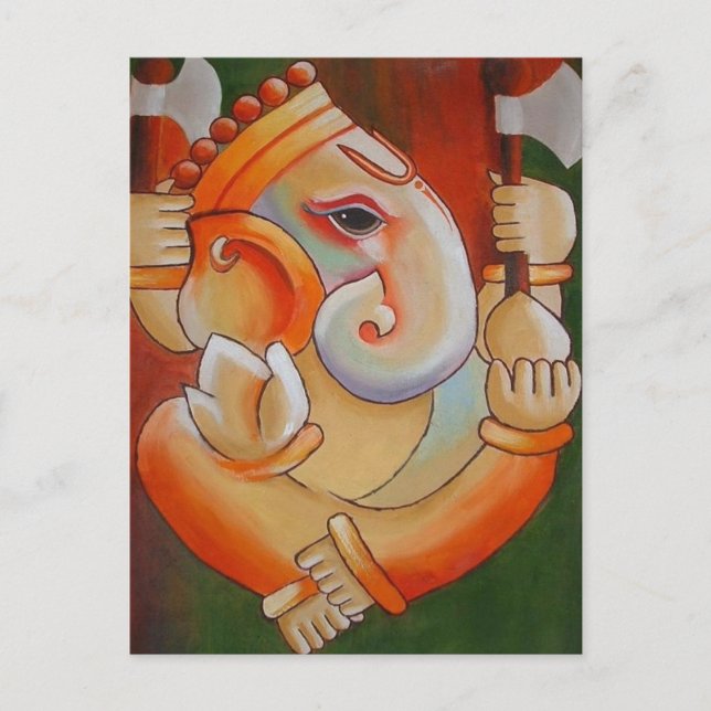 Lord Ganesha Post Card (Front)