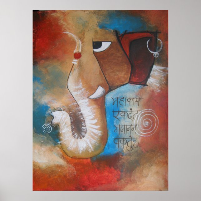 lord ganesha poster (Front)