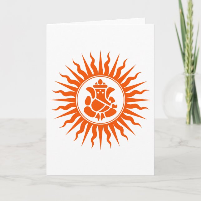 Lord Ganesha Sign Card (Front)