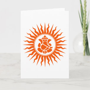 Lord Ganesha Sign Card