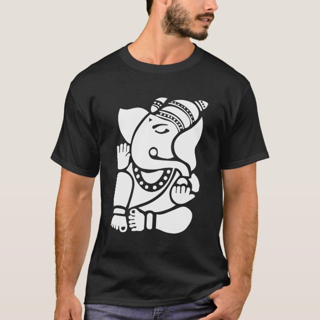 Lord Ganesha Sign T-Shirt (Front)