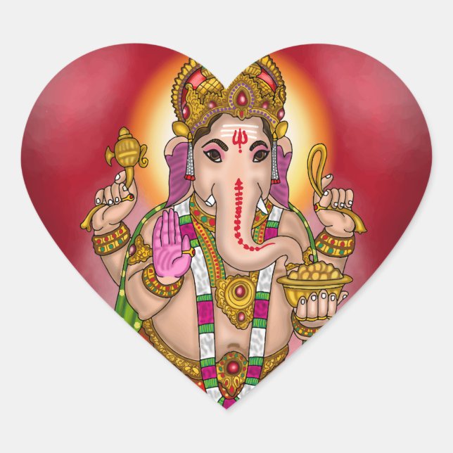 Lord Ganesha Sticker (Front)