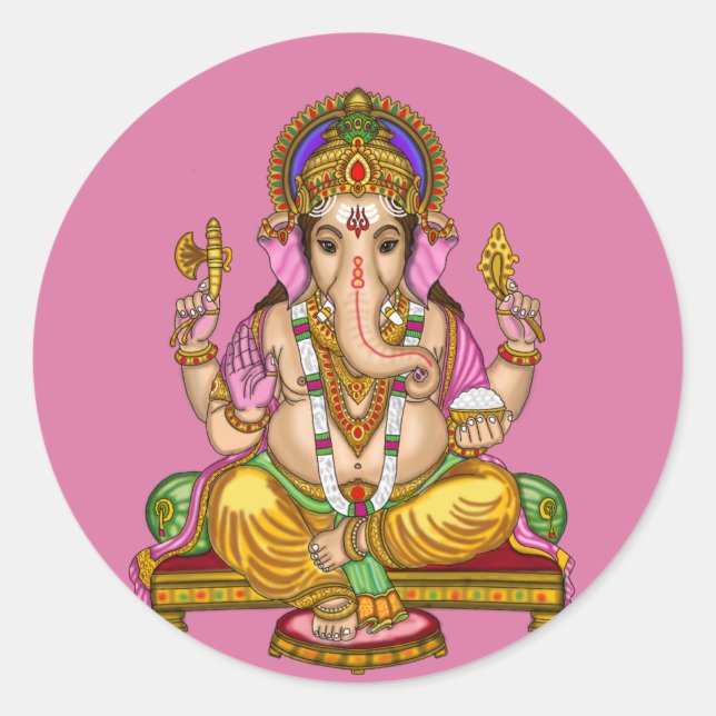 Lord Ganesha Sticker (Front)