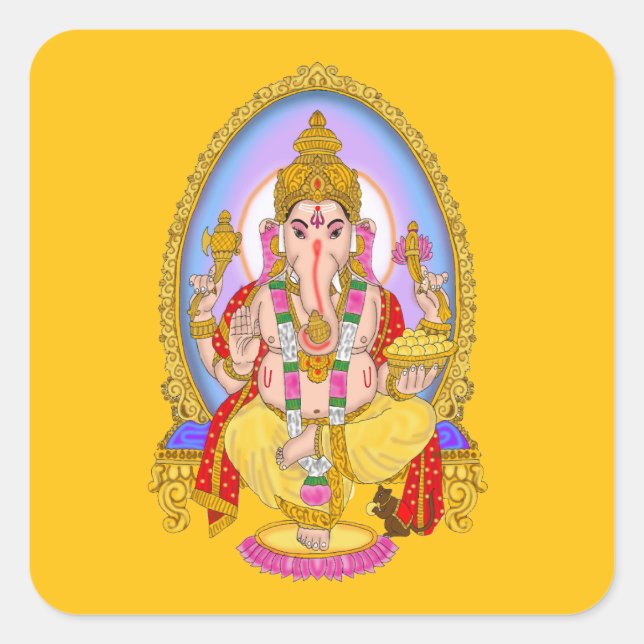 Lord Ganesha Stickers (Front)