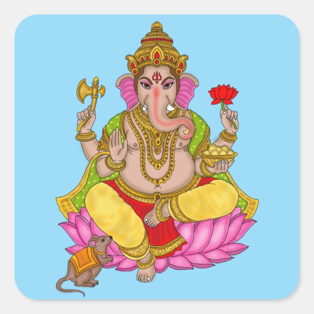 Lord Ganesha Stickers (Front)