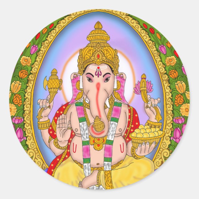Lord Ganesha Stickers (Front)