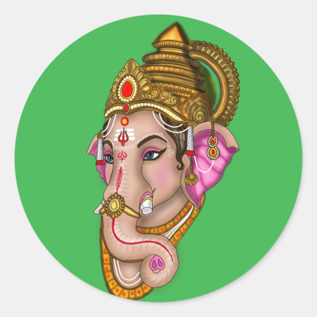 Lord Ganesha Stickers (Front)