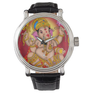 Lord Ganesha Wall Clock Watch