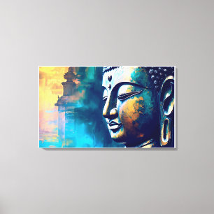 Lord Gautam Buddha Wall Art canvas Painting