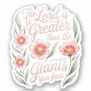 Lord Greater Than Giants You Face Religious
