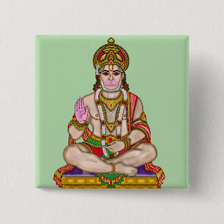 Lord Hanuman Button