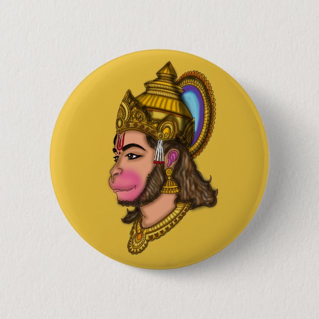 Lord Hanuman Buttons (Front)