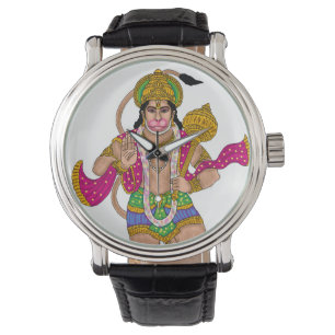 Lord Hanuman Clock Watch
