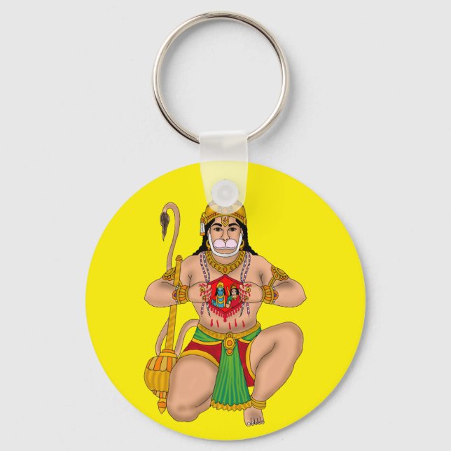 Lord Hanuman Keychain (Front)