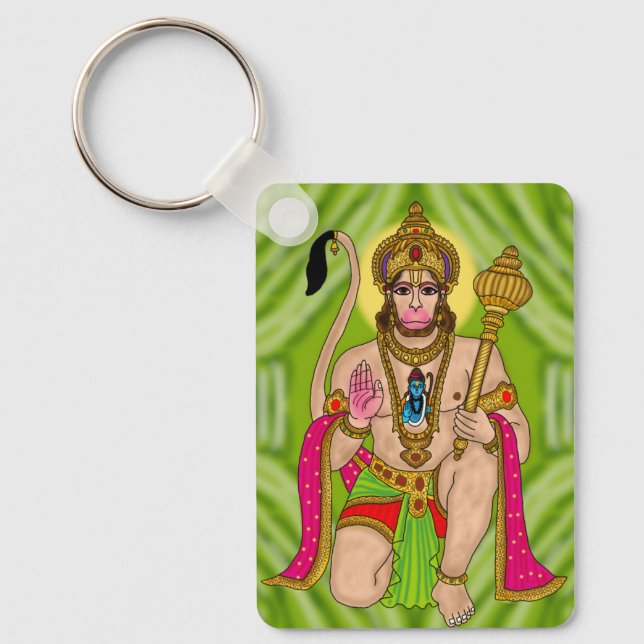 Lord Hanuman Keychain (Front)
