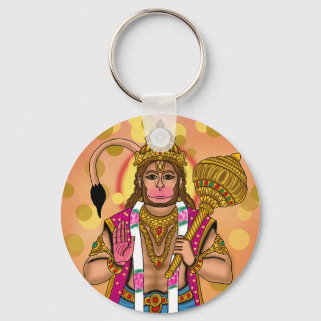 Lord Hanuman Keychain (Front)