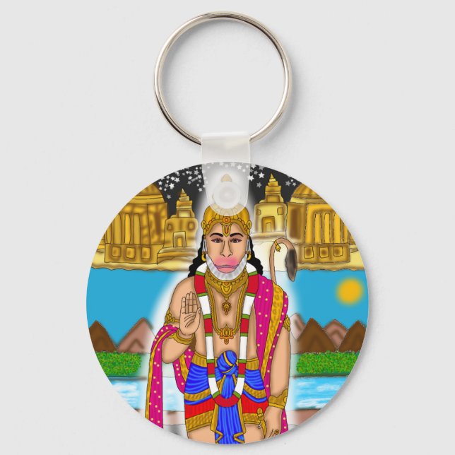 Lord Hanuman Keychain (Front)