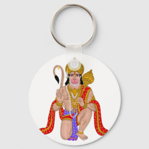 Lord Hanuman Keyring – Spiritual Keychain for Ever