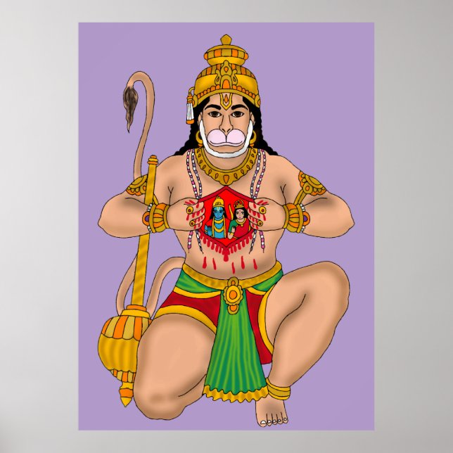 Lord Hanuman  Poster (Front)