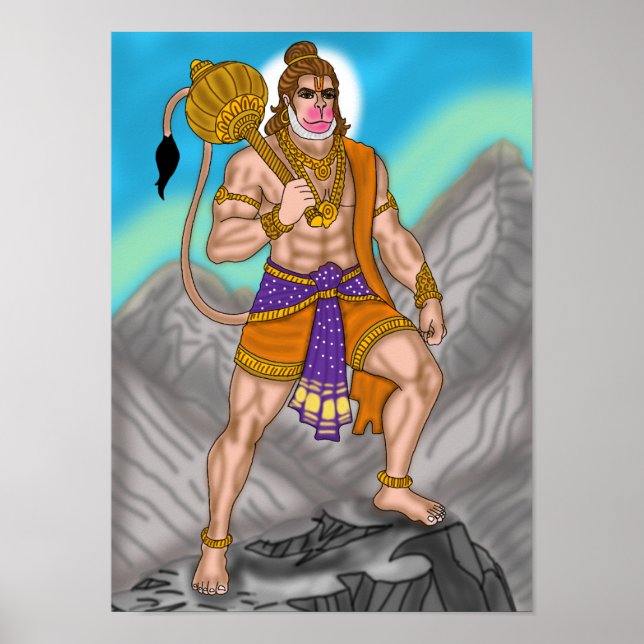 Lord Hanuman Poster (Front)