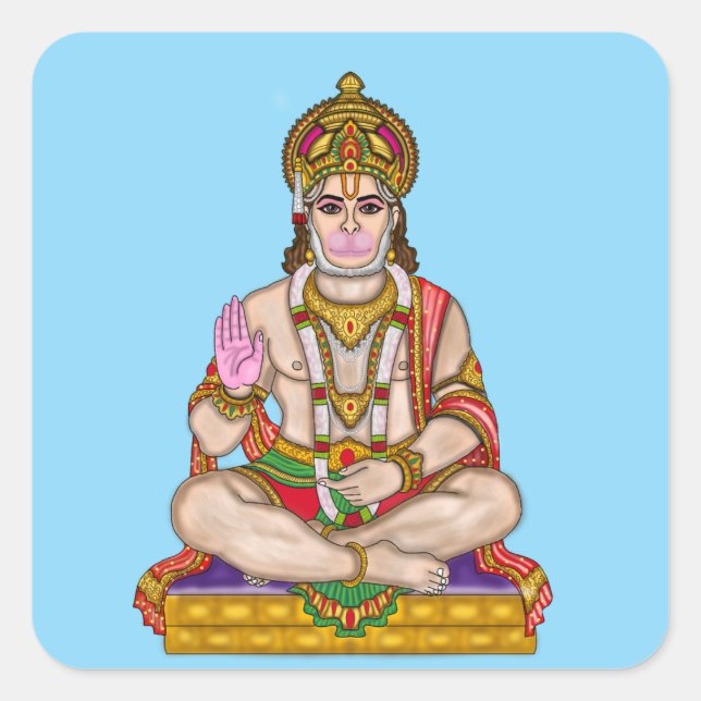 Lord Hanuman Sticker (Front)