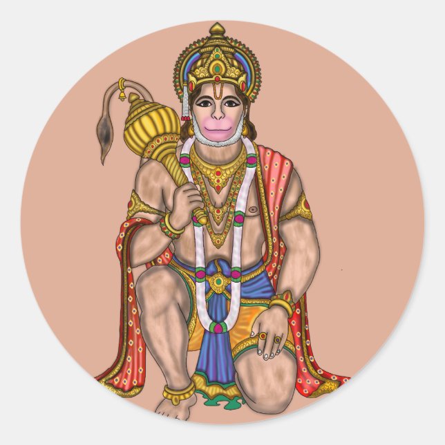 Lord Hanuman Sticker (Front)