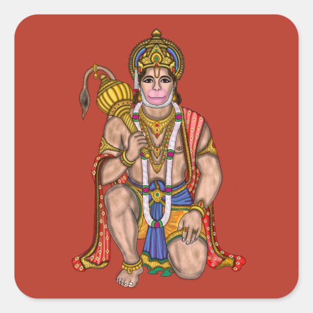 Lord Hanuman Sticker (Front)