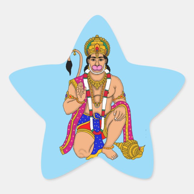 Lord Hanuman Stickers (Front)