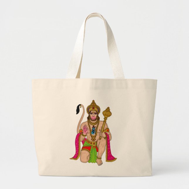 Lord Hanuman Tote Bag (Front)