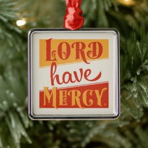 Lord Have Mercy Metal Tree Decoration