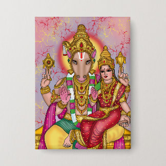 Lord Hayagriva Button