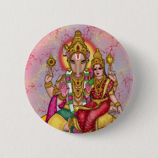 Lord Hayagriva Button  (Front)