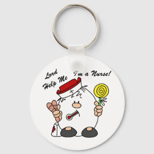 Lord Help Me I'm a Nurse Key Ring