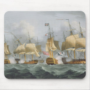 Lord Howe in the Queen Charlotte, Breaking the Ene Mouse Pad